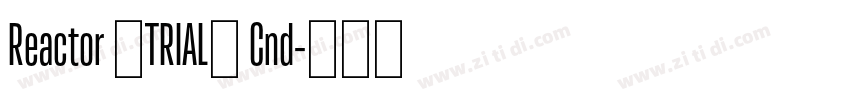 Reactor (TRIAL) Cnd字体转换